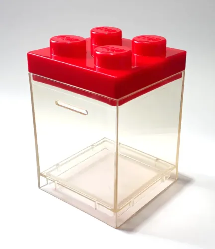 LEGO COFRE 852754 COIN BANK DECORAÇÃO RARO 8.5 X 8.5 X 12.5CM