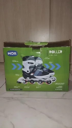 PATINS ROLLER SEMI PRO - MOR | TAMANHO AJUSTÁVEL