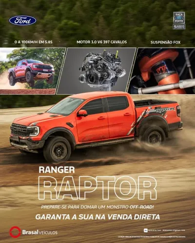 Ford Ranger Raptor 3.0 V6 Bi-turbo 4WD Aut. 2026