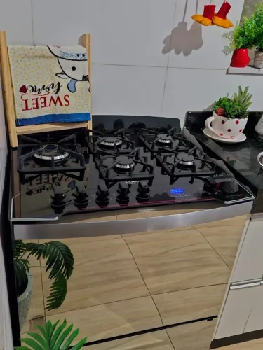 SEMI NOVO DAKO DIPLOMATA GLASS 5 BOCAS PURO LUXO COM GRILL AINDA!