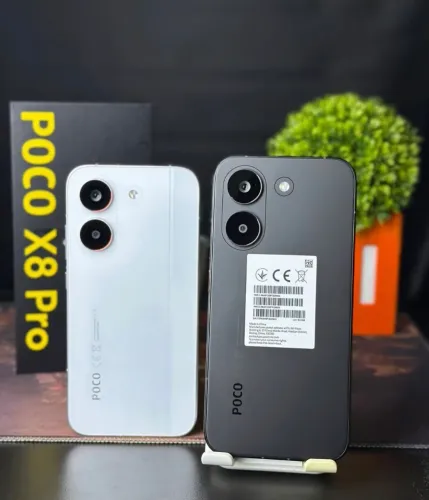 Poco X8 Pro 5G, 512/12GB RAM, cores: preto, verde e branco, bateria de 6.500 mAh, LACRADO.