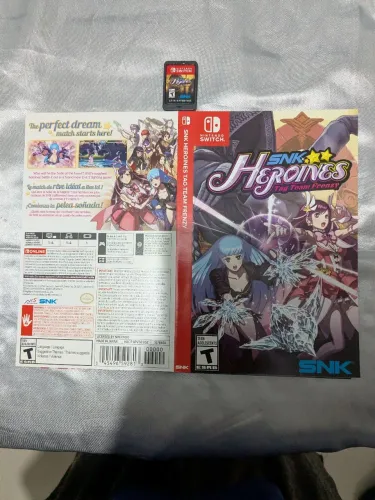 SNK heroines Tag Team Frenzy (original , somente cartucho e encarte) Nintendo Switch