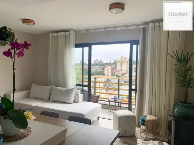 VENDA APARTAMENTO 1 QUARTO LIVING COM SACADA DECORADO ANDAR ALTO ENSOLARADO 1 V