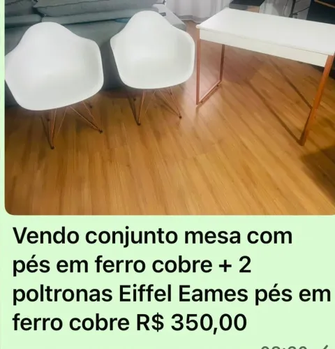 Cadeira e mesa para escritório