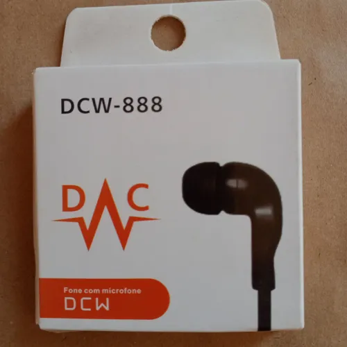 Fone ouvido conector P2 modelo. Dw888