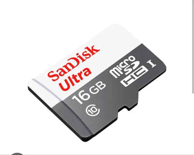 Cartão de Memória Micro SD 16Gb SanDisk Ultra com Adaptador