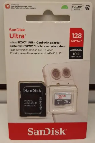 Cartão de memória profissional alta velocidade UHS 4K SanDisk micro SD xxGB