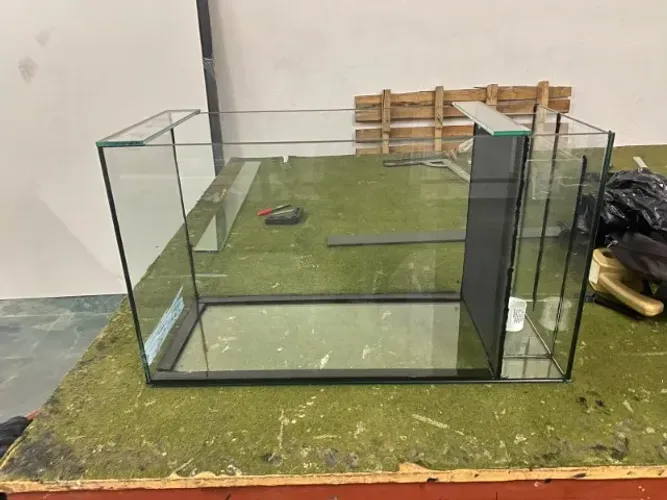 Aquário Água Doce 72L com Sump sexto vidro lateral Garantia de Fábrica