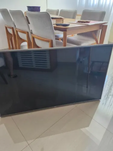 TV LG Smart com defeito. Ela liga tem som mas fica listrado. Acho que entrou formiga