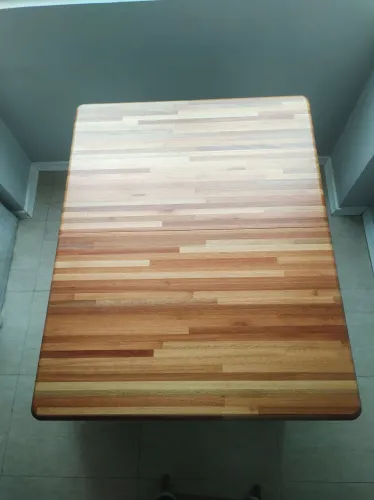 Mesa elastica Casa Machado para  20 lugares de Imbuia