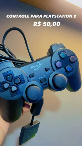 Controle para PlayStation 2 com fio