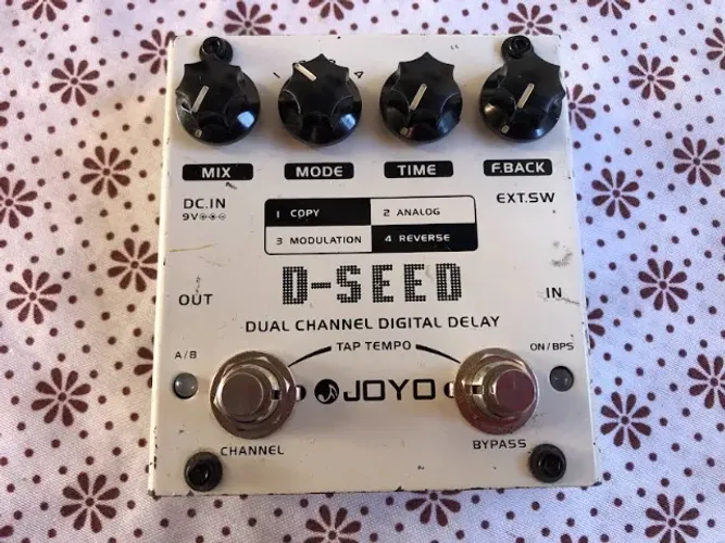 Pedal Delay D-Seed Joyo parcelo no Olxpay/ML avalio troca