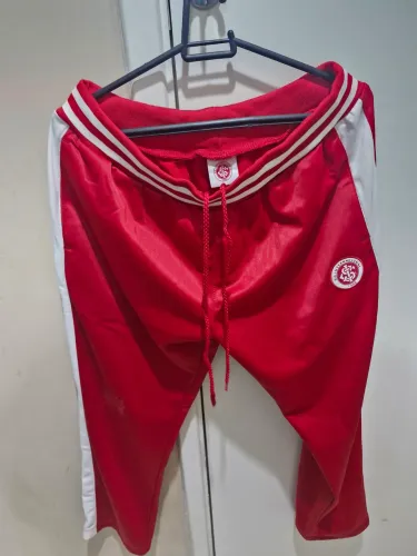 calça agasalho s.c internacional oficial g vermelha