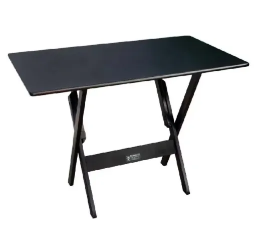 Mesa Dobravel Madeira Preta 70x110