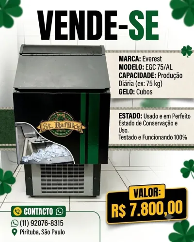 Máquina de fazer gelo