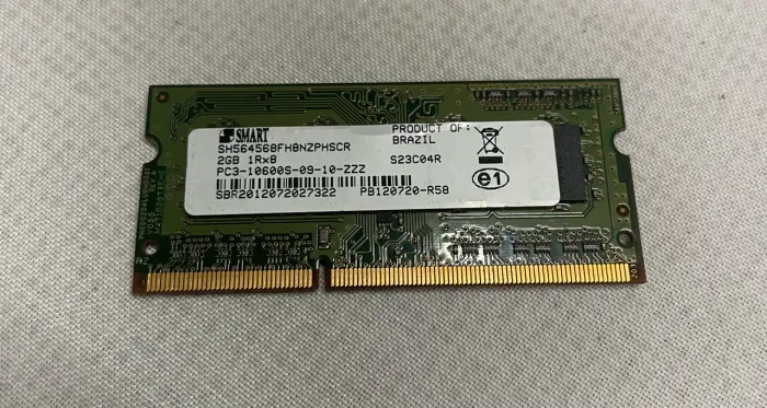 Par de memória para notebook DDR3 2GB 1Rx8
