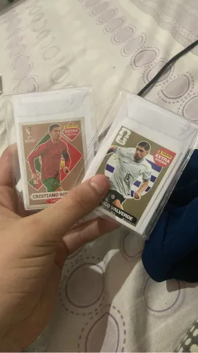 Figurinhas extras Cr7 bronze 2022 e Valverde Gold 2026