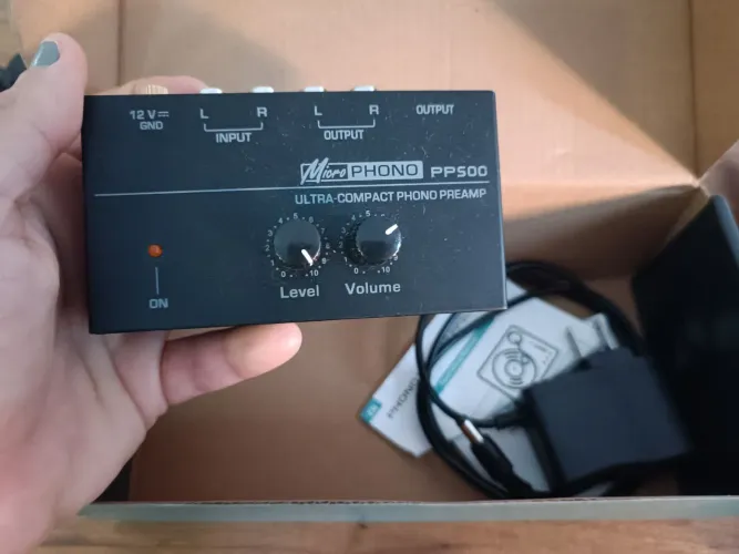 Pré amplificador PP500 para toca disco