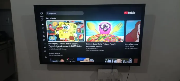 Smart TV Samsung 32" - YouTube/Netflix (Leia a descrição)