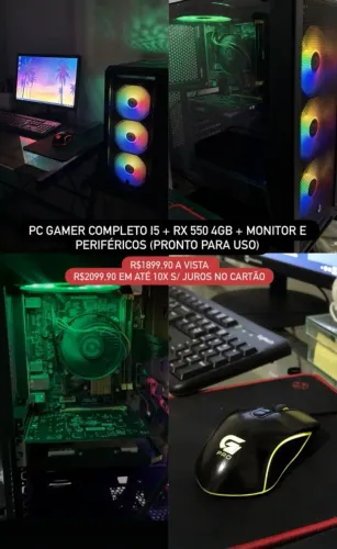 Pc Gamer + Periféricos LEIA A DESCRIÇÃO