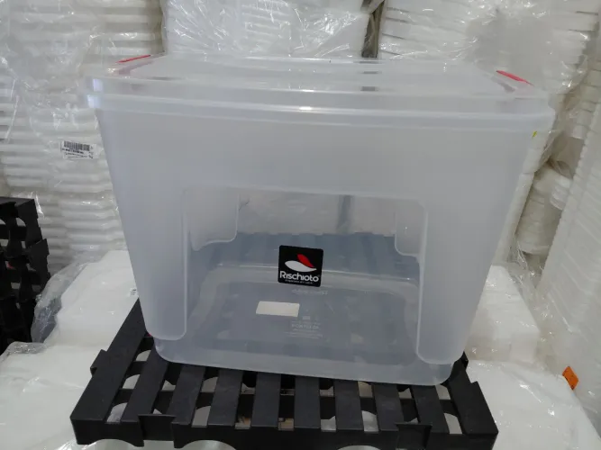 Caixa Organizadora 40 litros NOVA Marca Rischioto REF0131