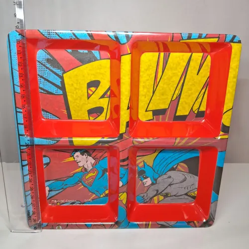 Dc Comics - Petisqueira Original Batman/Superman Quadrada