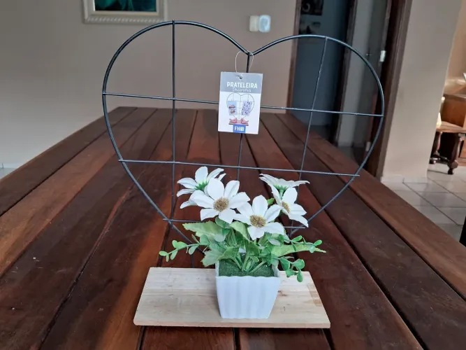 Enfeite aramado c/ flor