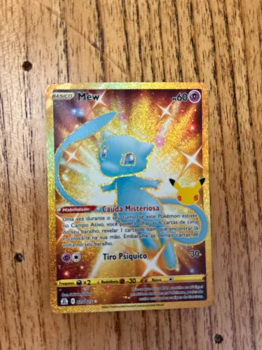 Carta Pokémon Mew Gold