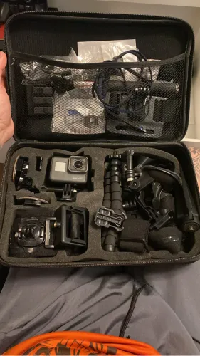 Câmera hero gopro 5 black - kit completo