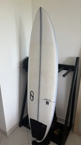 Prancha Slater Designs Boss Up 6?6 + Quilhas Futures + Long John Xcel 3.2 + Capa Bully?s