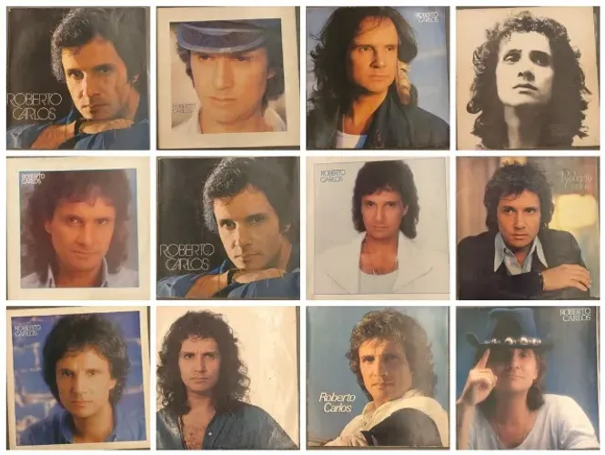 Coleção discos de Vinil Roberto Carlos 12 Discos + 1 de Brinde 1971 a 1989