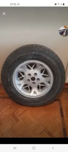 Rodas com pneus para Cherokee, 4 peças 