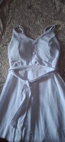 ?Vestido Longo Branco Três Marias Lw Fashion - Tamanho M (Novo/Seminovo)