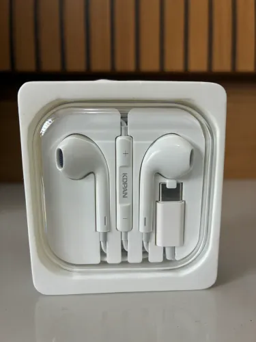 Fone De Ouvido Com Fio Tipo C Microfone C Para iPhone Samsung Xiaomi - Produto Novo