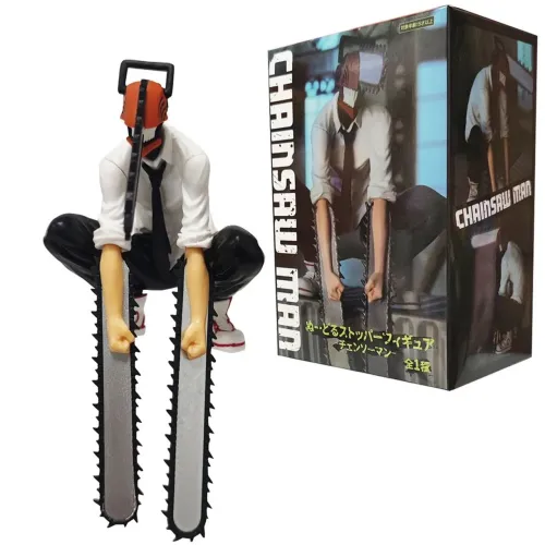 Figure denji Chainsaw Man anime Figura de ação pvc