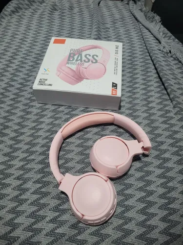Fone Bluetooth rosa 