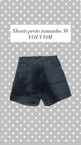 Short preto tamanho 38 - YOUCOM