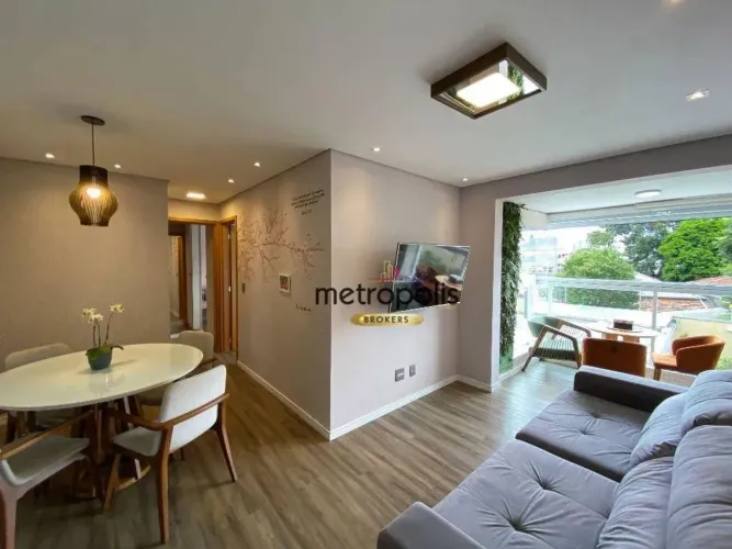 Apartamento com 2 dormitórios à venda, 67 m² por R$ 650.000,00 - Vila Gilda - Santo André/