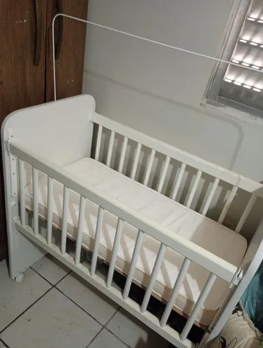 Mini berço com colchão