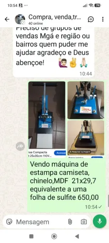 Máquina estampar