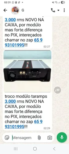 Troco módulo 3.000 por mais forte2