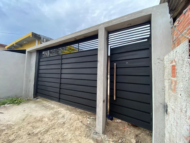 Portão 100% galvanizado 