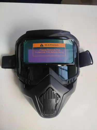 mascara de solda escurecimento automático 