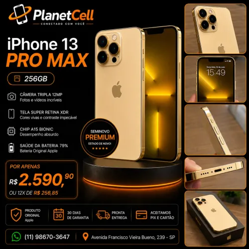 Promoção IPhone 13 Pro Max 256GB