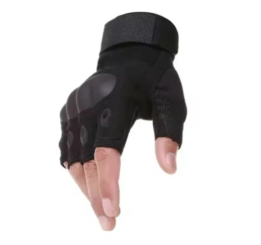 Luva preta de bike, moto