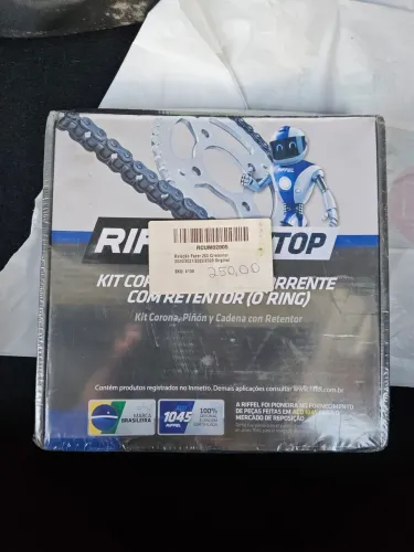 Moto ( jogo de transmissão da fazer 250cc ,kit relação com retentor