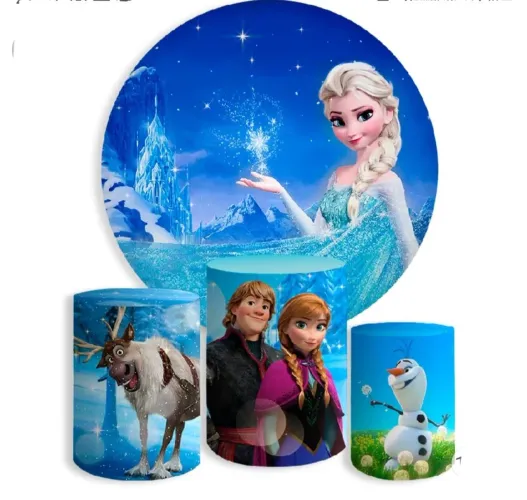 Painel festa frozen - mais trios (sublimados )
