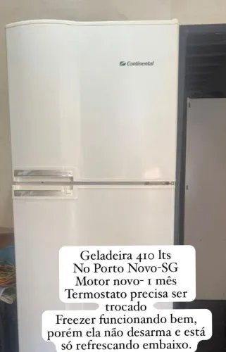 Geladeira Duplex 410 Lts continental