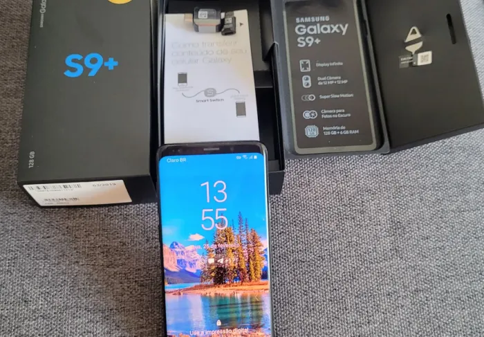 Celular Samsung S9 plus preto 