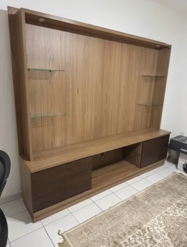 Rack para TV Madeira maciça